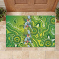 Budgerigar Australia Rubber Doormat Aussie Common Parakeet Indigenous Art - Aussie Hoodie