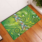 Budgerigar Australia Rubber Doormat Aussie Common Parakeet Indigenous Art - Aussie Hoodie