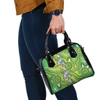 Budgerigar Australia Shoulder Handbag Aussie Common Parakeet Indigenous Art - Aussie Hoodie