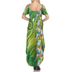 Budgerigar Australia Summer Maxi Dress Aussie Common Parakeet Indigenous Art - Aussie Hoodie