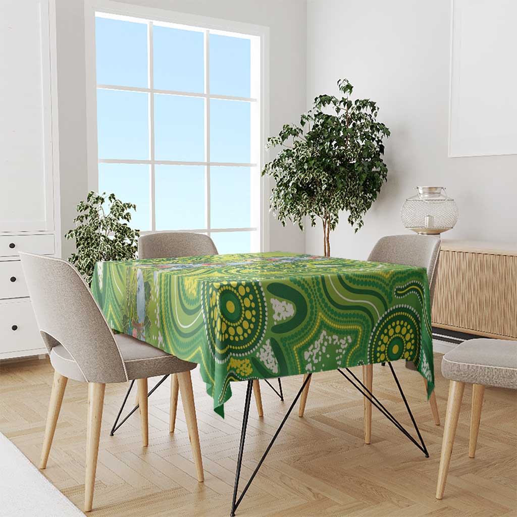 Budgerigar Australia Tablecloth Aussie Common Parakeet Indigenous Art - Aussie Hoodie