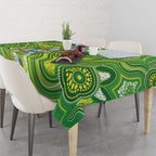 Budgerigar Australia Tablecloth Aussie Common Parakeet Indigenous Art - Aussie Hoodie