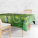 Budgerigar Australia Tablecloth Aussie Common Parakeet Indigenous Art - Aussie Hoodie