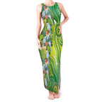 Budgerigar Australia Tank Maxi Dress Aussie Common Parakeet Indigenous Art - Aussie Hoodie