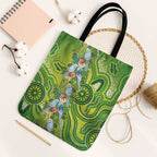 Budgerigar Australia Tote Bag Aussie Common Parakeet Indigenous Art - Aussie Hoodie