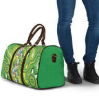 Budgerigar Australia Travel Bag Aussie Common Parakeet Indigenous Art - Aussie Hoodie