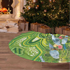 Budgerigar Australia Tree Skirt Aussie Common Parakeet Indigenous Art - Aussie Hoodie