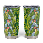 Budgerigar Australia Tumbler Cup Aussie Common Parakeet Indigenous Art - Aussie Hoodie