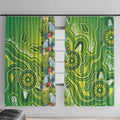 Budgerigar Australia Window Curtain Aussie Common Parakeet Indigenous Art - Aussie Hoodie