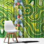 Budgerigar Australia Window Curtain Aussie Common Parakeet Indigenous Art - Aussie Hoodie