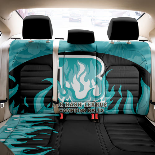 Personalised BBL Brisbane Heat Back Car Seat Cover 2nd Champions 2024 New History
