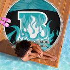 Personalised BBL Brisbane Heat Beach Blanket 2nd Champions 2024 New History