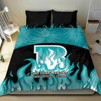 Personalised BBL Brisbane Heat Bedding Set 2nd Champions 2024 New History