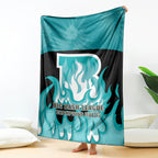 Personalised BBL Brisbane Heat Blanket 2nd Champions 2024 New History
