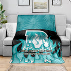 Personalised BBL Brisbane Heat Blanket 2nd Champions 2024 New History