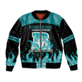 Personalised BBL Brisbane Heat Bomber Jacket 2nd Champions 2024 New History