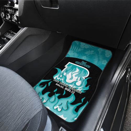 Personalised BBL Brisbane Heat Car Mats 2nd Champions 2024 New History