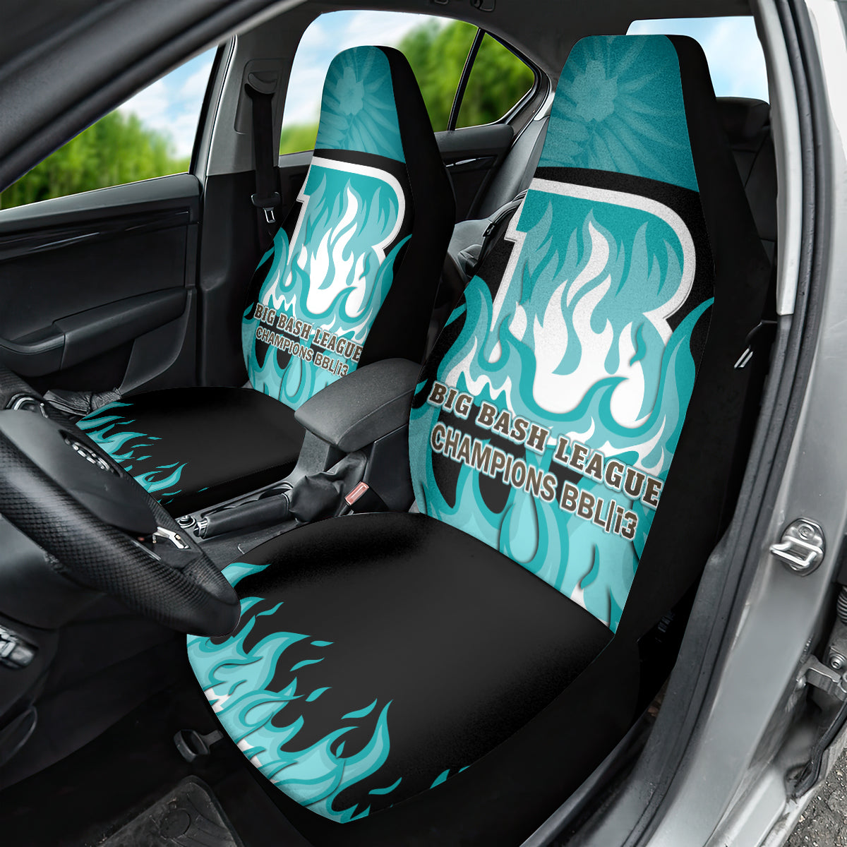 Personalised BBL Brisbane Heat Car Seat Cover 2nd Champions 2024 New History