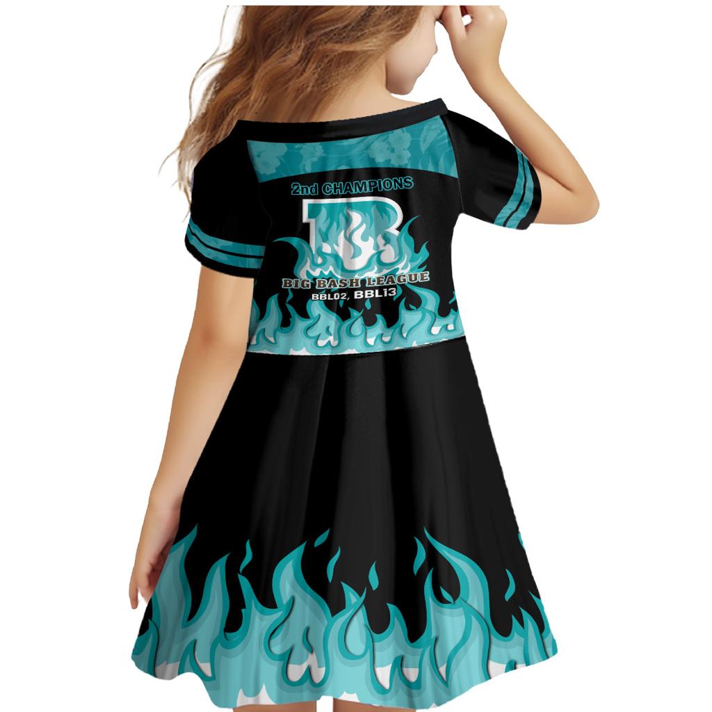 Personalised BBL Brisbane Heat Family Matching Mermaid Dress and Hawaiian Shirt 2nd Champions 2024 New History