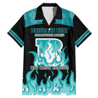 Personalised BBL Brisbane Heat Family Matching Mermaid Dress and Hawaiian Shirt 2nd Champions 2024 New History