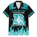 Personalised BBL Brisbane Heat Family Matching Off Shoulder Maxi Dress and Hawaiian Shirt 2nd Champions 2024 New History