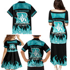 Personalised BBL Brisbane Heat Family Matching Puletasi and Hawaiian Shirt 2nd Champions 2024 New History