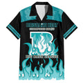 Personalised BBL Brisbane Heat Family Matching Short Sleeve Bodycon Dress and Hawaiian Shirt 2nd Champions 2024 New History