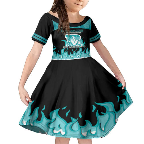 Personalised BBL Brisbane Heat Family Matching Summer Maxi Dress and Hawaiian Shirt 2nd Champions 2024 New History