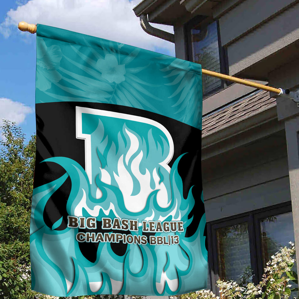 Personalised BBL Brisbane Heat Garden Flag 2nd Champions 2024 New History