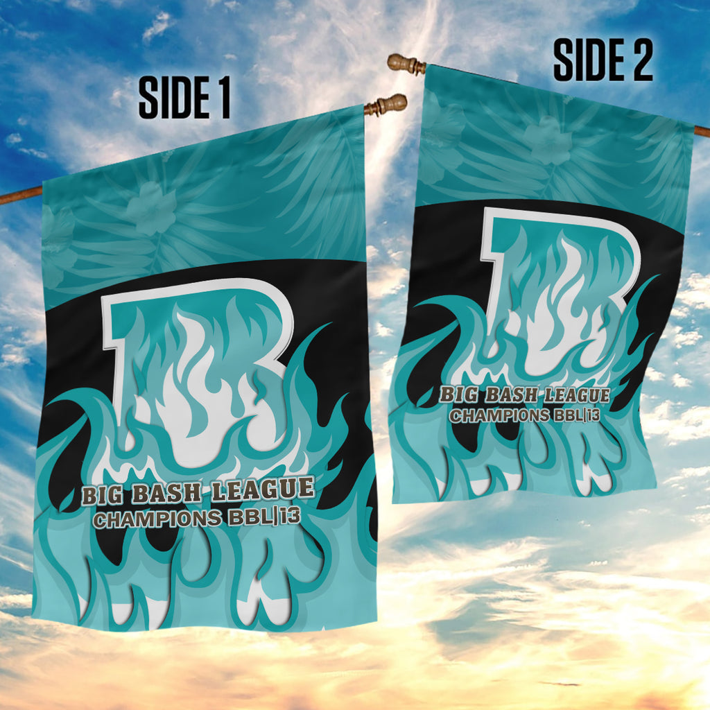 Personalised BBL Brisbane Heat Garden Flag 2nd Champions 2024 New History