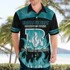 Personalised BBL Brisbane Heat Hawaiian Shirt 2nd Champions 2024 New History