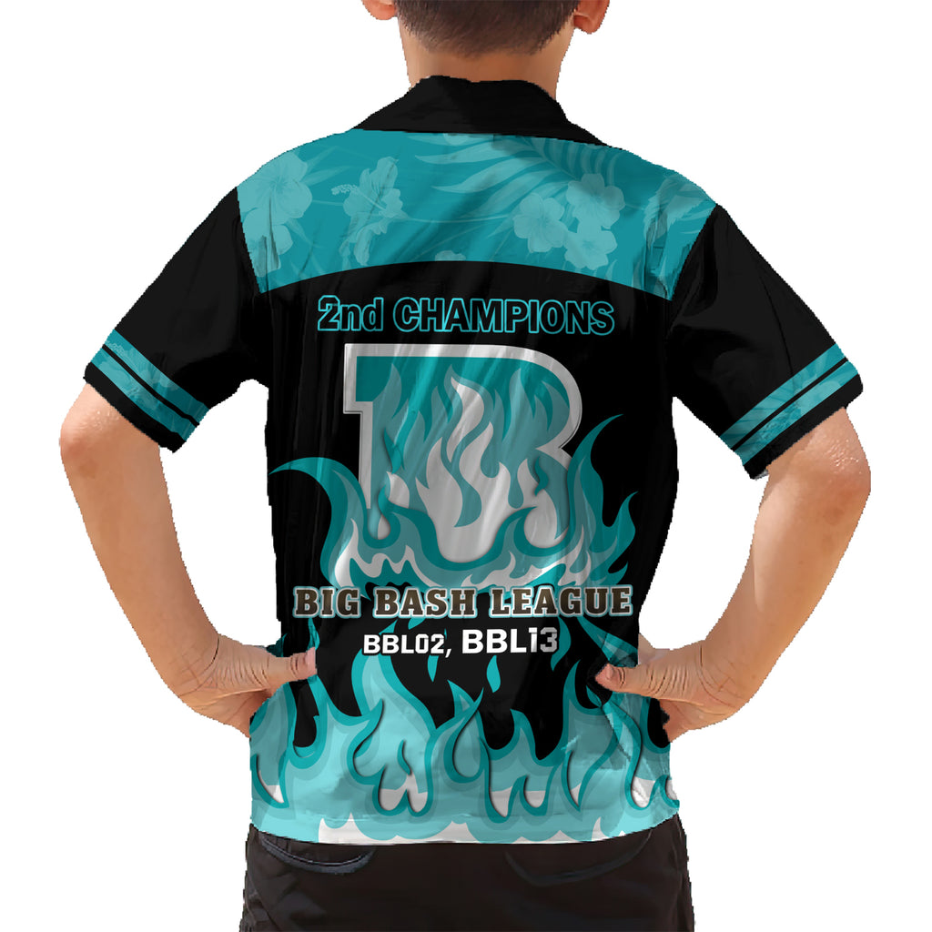 Personalised BBL Brisbane Heat Hawaiian Shirt 2nd Champions 2024 New History