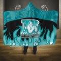 Personalised BBL Brisbane Heat Hooded Blanket 2nd Champions 2024 New History