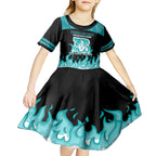 Personalised BBL Brisbane Heat Kid Short Sleeve Dress 2nd Champions 2024 New History