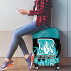 Personalised BBL Brisbane Heat Luggage Cover 2nd Champions 2024 New History