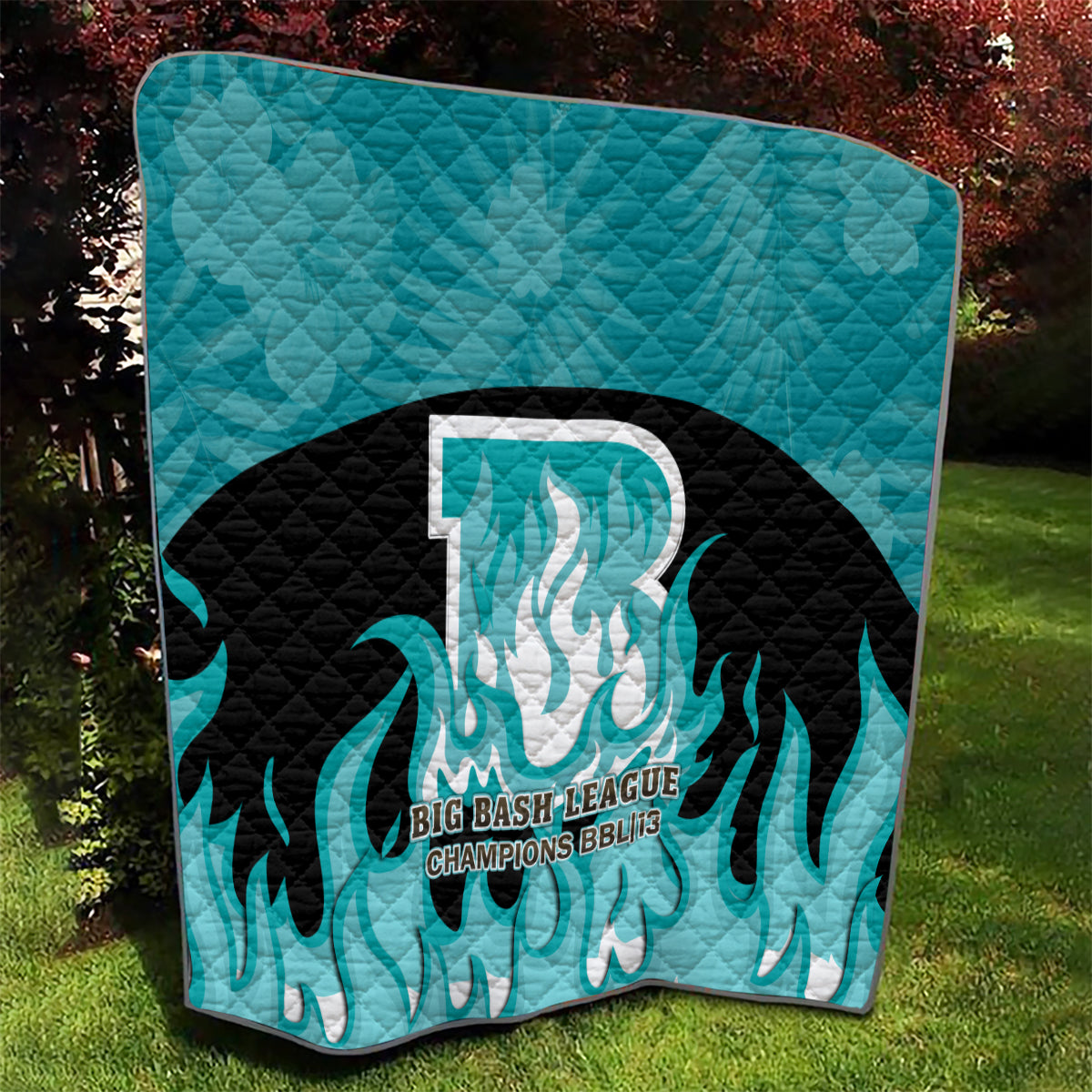 Personalised BBL Brisbane Heat Quilt 2nd Champions 2024 New History