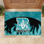 Personalised BBL Brisbane Heat Rubber Doormat 2nd Champions 2024 New History