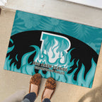 Personalised BBL Brisbane Heat Rubber Doormat 2nd Champions 2024 New History