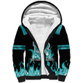 Personalised BBL Brisbane Heat Sherpa Hoodie 2nd Champions 2024 New History