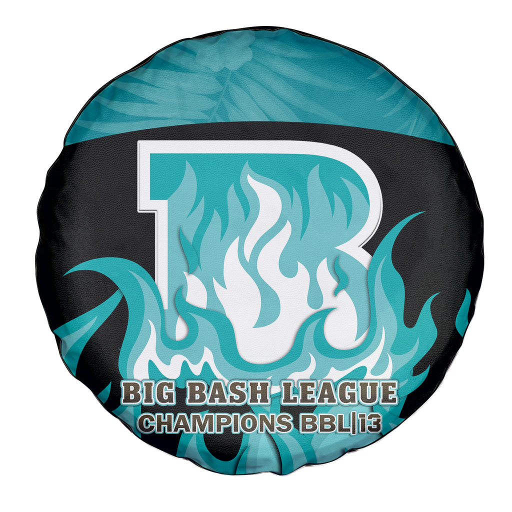 Personalised BBL Brisbane Heat Spare Tire Cover 2nd Champions 2024 New History