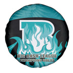 Personalised BBL Brisbane Heat Spare Tire Cover 2nd Champions 2024 New History