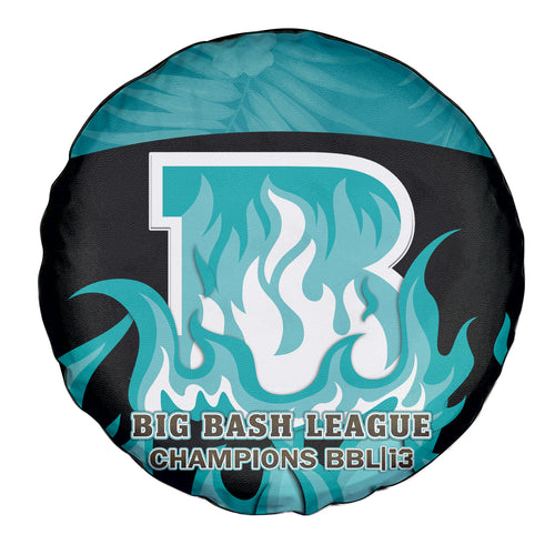 Personalised BBL Brisbane Heat Spare Tire Cover 2nd Champions 2024 New History