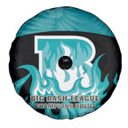 Personalised BBL Brisbane Heat Spare Tire Cover 2nd Champions 2024 New History