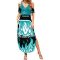 Personalised BBL Brisbane Heat Summer Maxi Dress 2nd Champions 2024 New History