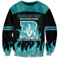 Personalised BBL Brisbane Heat Sweatshirt 2nd Champions 2024 New History