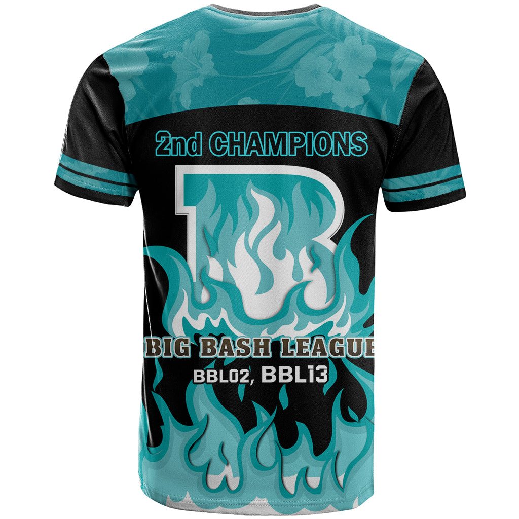 Personalised BBL Brisbane Heat T Shirt 2nd Champions 2024 New History