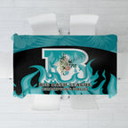 Personalised BBL Brisbane Heat Tablecloth 2nd Champions 2024 New History