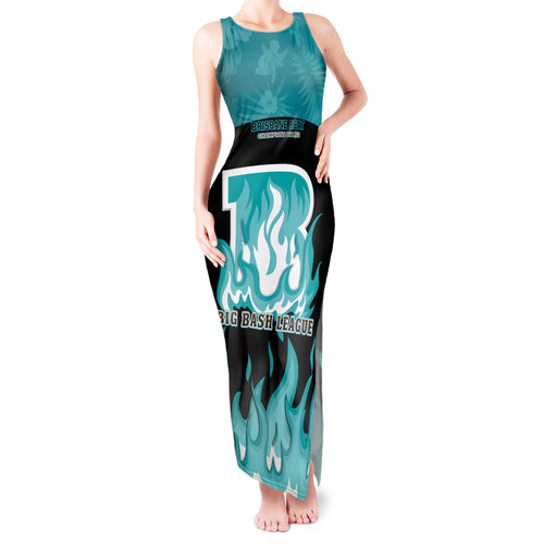 Personalised BBL Brisbane Heat Tank Maxi Dress 2nd Champions 2024 New History