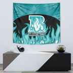 Personalised BBL Brisbane Heat Tapestry 2nd Champions 2024 New History