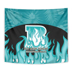 Personalised BBL Brisbane Heat Tapestry 2nd Champions 2024 New History